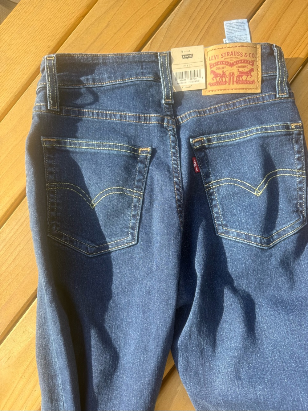 Levi's Women's Dark Blue 726 Flare Jeans 25x32